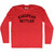 European Settler Adult Tri-Blend Long Sleeve T-shirt - Athletic Red