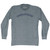 Chingachgook Adult Tri-Blend Long Sleeve T-shirt - Athletic Grey