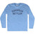 European Settler Adult Tri-Blend Long Sleeve T-shirt - Athletic Blue