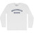 Governments Deceive Adult Cotton Long Sleeve T-shirt - White
