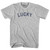 Lucky Adult Cotton T-shirt - Grey Heather