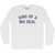 Kind Of A Big Deal Adult Cotton Long Sleeve T-shirt - White