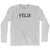 FELIX Adult Cotton Long Sleeve T-shirt - Grey Heather