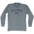 Of Course Not Adult Tri-Blend Long Sleeve T-shirt - Athletic Grey