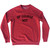 Of Course Not Adult Tri-Blend Sweatshirt - Red Heather