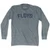 FLOYD Adult Tri-Blend Long Sleeve T-shirt - Athletic Grey