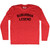 Suburban Legend Adult Tri-Blend Long Sleeve T-Shirt - Athletic Red