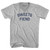 Sweets Fiend Adult Cotton V-Neck T-Shirt - Grey Heather
