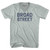 Broad Street Adult Tri-Blend V-neck T-shirt - Athletic Cool Grey