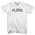 FLOYD Womens Cotton Junior Cut T-Shirt - White
