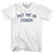 Put Me In Coach Adult Cotton T-shirt - White