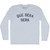 Que Sera Sera Adult Tri-Blend Long Sleeve T-shirt - Athletic White