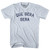 Que Sera Sera Adult Tri-Blend T-shirt - Athletic White