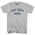 Que Sera Sera Adult Cotton T-shirt - Cool Grey
