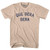 Que Sera Sera Adult Cotton T-shirt - Creme