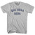 Que Sera Sera Adult Cotton T-shirt - Grey Heather