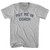 Put Me In Coach Adult Cotton V-neck T-shirt - Grey Heather
