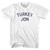 Turkey Jon Womens Cotton Junior Cut T-Shirt - White