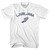 Ljubljana Running Track Winged Foot Adult Cotton T-shirt - White