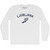 Ljubljana Running Track Winged Foot Adult Cotton Long Sleeve T-shirt - White
