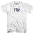 FRY Adult Cotton T-shirt - White