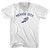 Mexico City Running Track Winged Foot Adult Tri-Blend V-neck T-shirt - White