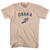 Osaka Running Track Winged Foot Adult Cotton T-shirt - Creme