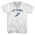 Ottawa Running Track Winged Foot Adult Tri-Blend V-neck T-shirt - White
