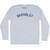 Barnsley Adult Tri-Blend Long Sleeve T-shirt - Athletic White