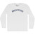 Brentford Adult Cotton Long Sleeve T-shirt - White