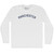Manchester Adult Cotton Long Sleeve T-shirt - White