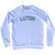 Luton Adult Tri-Blend Sweatshirt - White