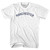 Manchester Womens Cotton Junior Cut T-Shirt - White