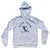 Dive Team Soccer Tri-Blend Hoodie - White