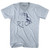 Rio Toucan Travel Adult Tri-Blend V-Neck T-Shirt - Athletic White