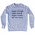 Self Disciple Right Thing Right Way Right Time All The Time Adult Tri-Blend Sweatshirt - Grey Heather