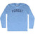 Forest Adult Tri-Blend Long Sleeve T-shirt - Athletic Blue