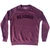 Reading Adult Tri-Blend Sweatshirt - Cranberry