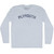 Plymouth Adult Tri-Blend Long Sleeve T-shirt - Athletic White
