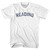 Reading Womens Cotton Junior Cut T-Shirt - White