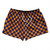 Checkerboard 1 Inch Blue Royal and Tennessee Orange 2.5" Swim Shorts Made in USA