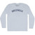 Greenock Adult Tri-Blend Long Sleeve T-shirt - Athletic White