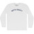 Notts County Adult Cotton Long Sleeve T-shirt - White