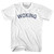 Woking Adult Cotton T-shirt - White