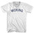 Woking Adult Tri-Blend V-neck T-shirt - White