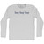 Buy Buy Buy Rage Font-Adult Cotton Long Sleeve T-shirt - Grey Heather
