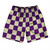Checkerboard 2.5 Inches Purple Medium and Vegas Gold Athletic Running Fitness Exercise Shorts 7" Inseam Shorts Made In USA - Purple Medium and Vegas Gold Checkerboard 2.5 Inches Purple Medium and Vegas Gold Athletic Running Fitness Exercise Shorts 7" Inseam Shorts Made In USA - Purple Medium and Vegas Gold
