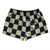 Checkerboard 2.5 Inches Blue Navy and Vegas Gold 2.5" Swim Shorts Made in USA - Blue Navy and Vegas Gold