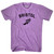 Bristol Running Track Winged Foot-Adult Tri-Blend T-shirt - Athletic Purple
