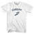 Cardiff Running Track Winged Foot-Womens Cotton Junior Cut T-Shirt - White